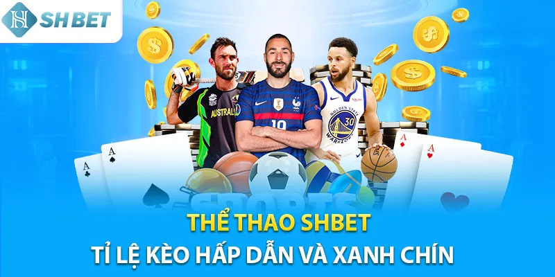 Tỷ lệ kèo cược thể thao Shbet hấp dẫn và xanh chín